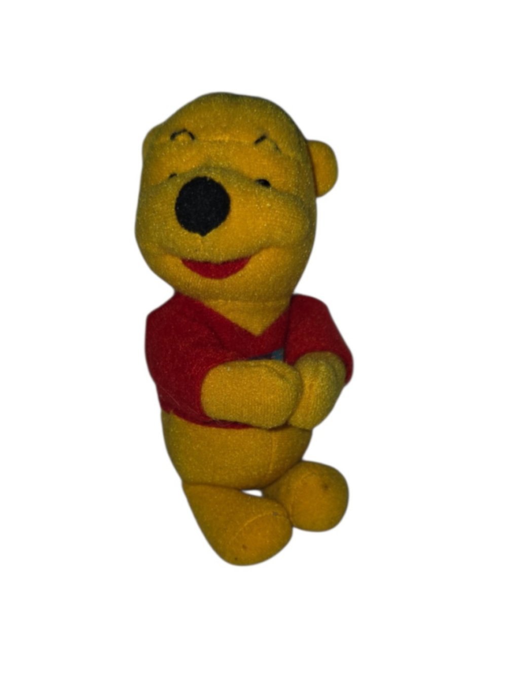 Vintage 1995 Mattel Winnie the Pooh Clip On Stuffed Plush Toy 6"